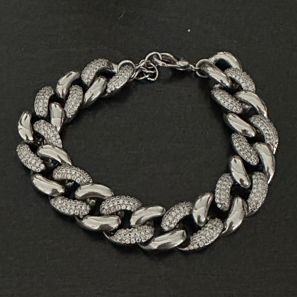 Chunky Stainless Steel Bracelet - Brand New
